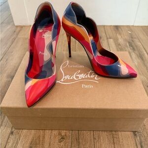 Christian Louboutin Retro Illusion Hot Chick 100 35.5 / 5.5